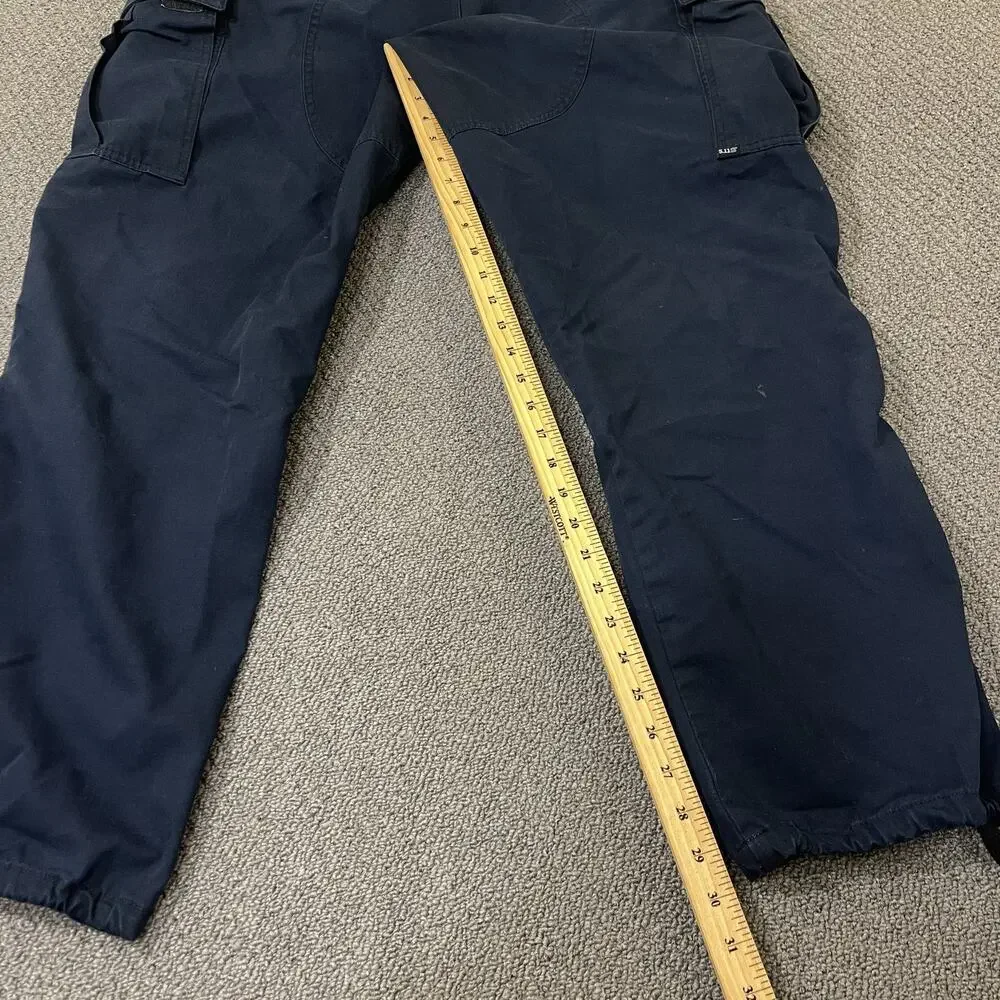 5.11 Tactical Pants Mens Large Regular Cargo Utility Ripstop Drawstring Workwear